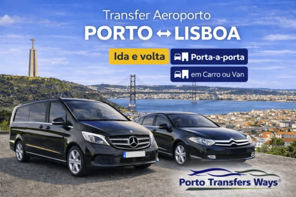 Transfer Aeroporto do Porto para Lisboa desde 470 €